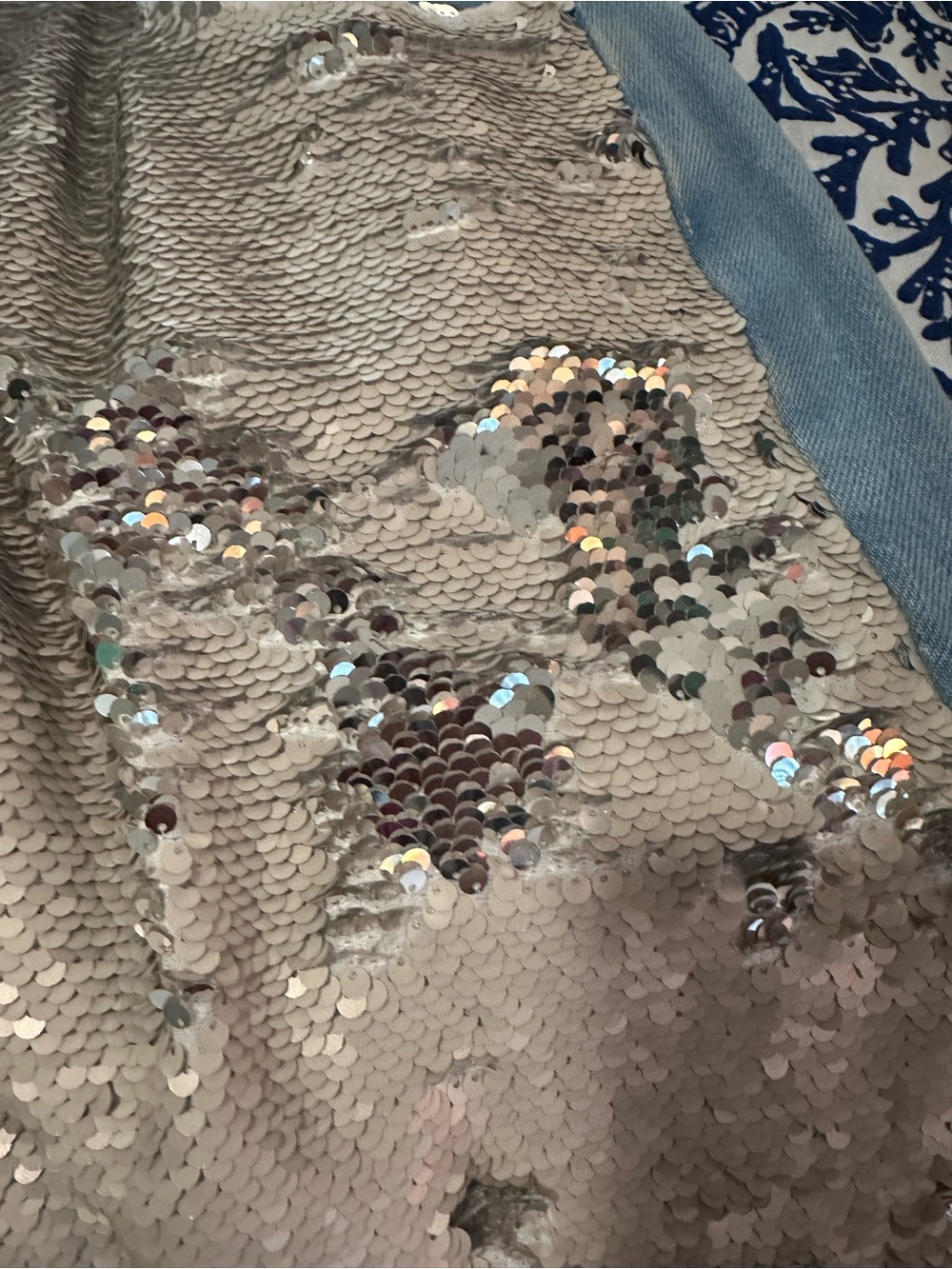 Sequin Front Wide Leg Pilcro Jeans - Picture 5 of 6